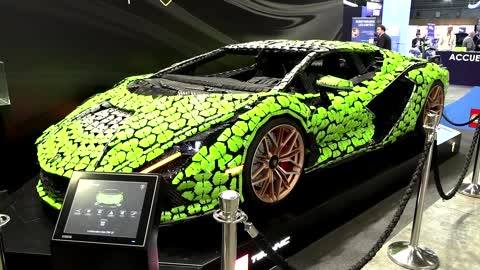 LEGO Lamborghini features at Paris Auto Show