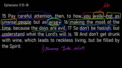 Ephesians 5:15-21 // 5 Practical Ways of Living Wisely