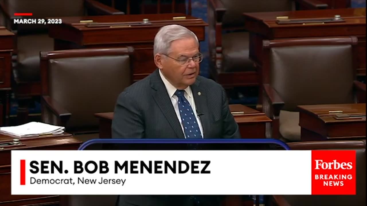 Bob Menendez Touts His Consistent Opposition To Iraq War As AUMF Is Repealed