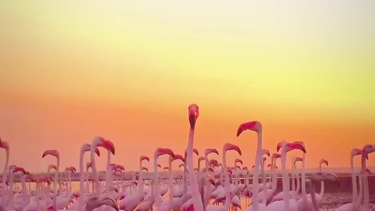 "Graceful Guardians of the Wetlands: The Enchanting World of Flamingo Birds"