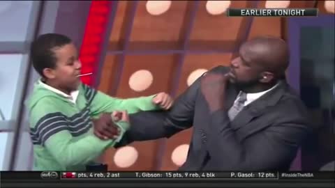 Inside The NBA - Kid Punches Shaq's Face