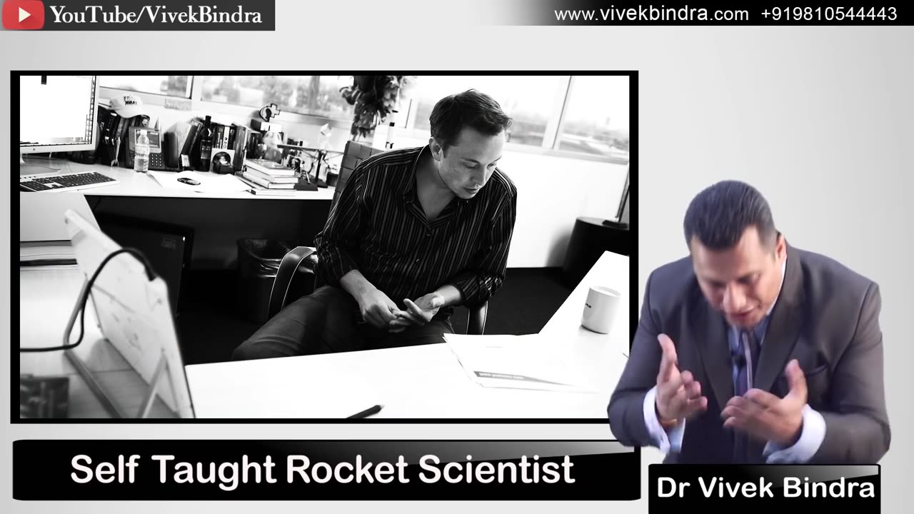 Vivek Bindra ki motivational video with Elon musk #video#elonemusk