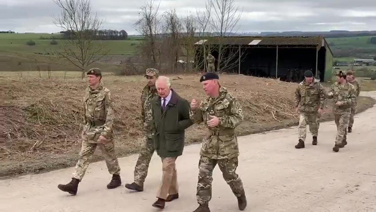 King Charles III visited the teachings of Ukrainian fighters in the UK