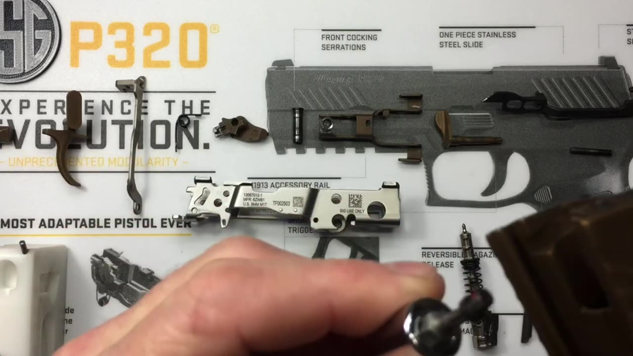 Sig Sauer M17 reassembly