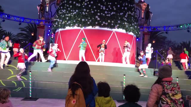 California’s Great America WinterFest Christmas Tree Lighting Part I 12月9日2022年