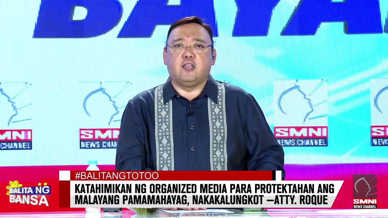 Katahimikan ng organized media para protektahan ang malayang pamamahayag, nakakalungkot —Atty. Roque