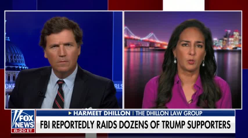 Tucker Carlson and Harmeet Dhillon discuss the subpoenas issued to Trump allies.!!