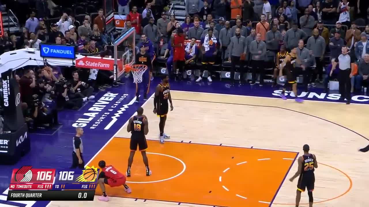 Jerami Grant hits insane buzzer beater game winner vs Suns