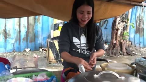 Street food in Manila Philippines