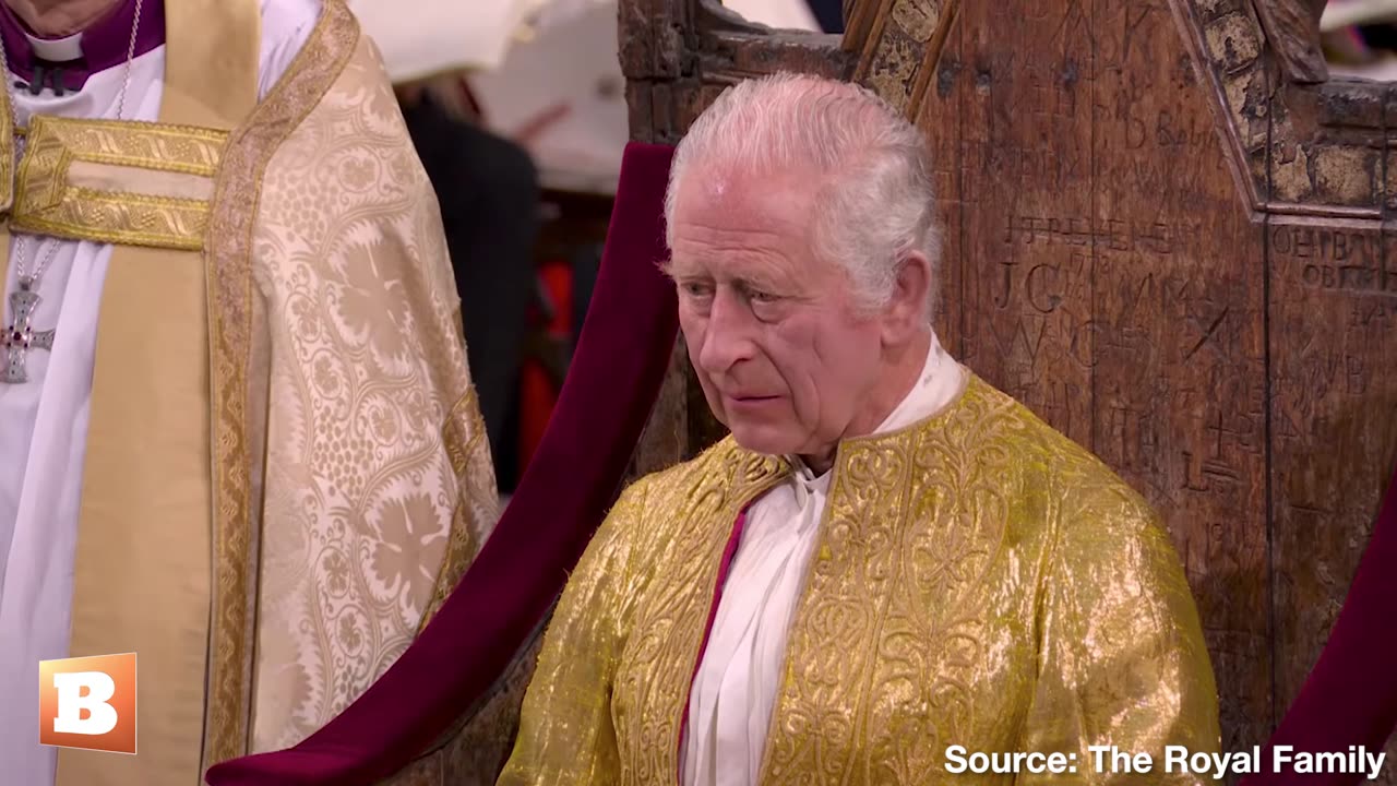 Charles III Takes Coronation Oath on Holy Bible, Is Crowned King