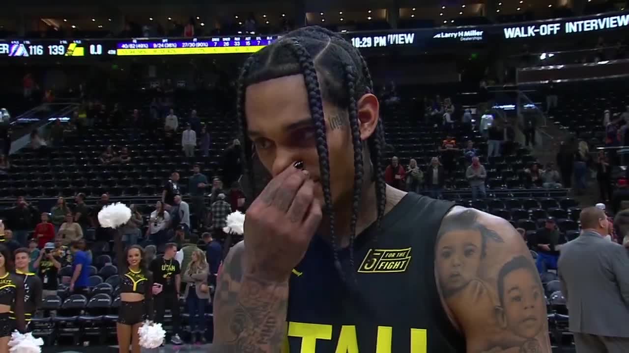 Jordan Clarkson sends a message to LeBron & Lakers after he lead Jazz DESTROY Lakers 139-116