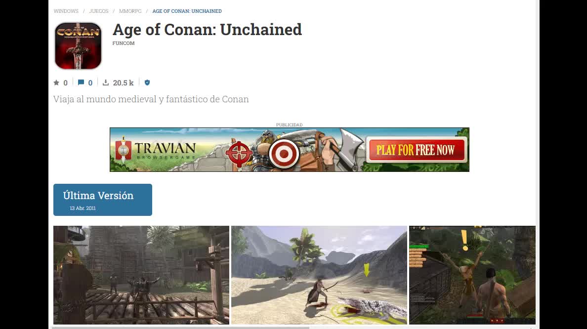 Age of Conan Unchained pc como descargarlo + link de descarga del juego