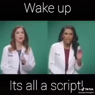 Wake Up It's All a Script Nurses say exact same Words on TV, Pushing for Vaccines