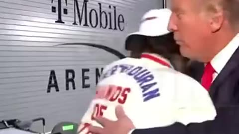 Donald Trump meets Jorge MASVIDAL at ufc