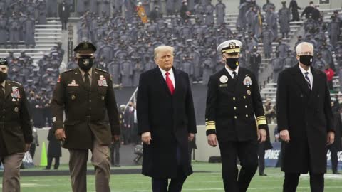 The White House: President Donald J. Trump Attends the 2020 Army Navy Game