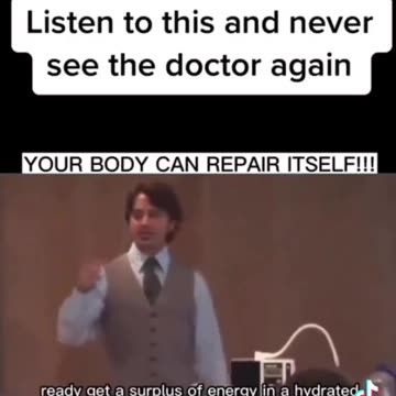 Your body can repair itself