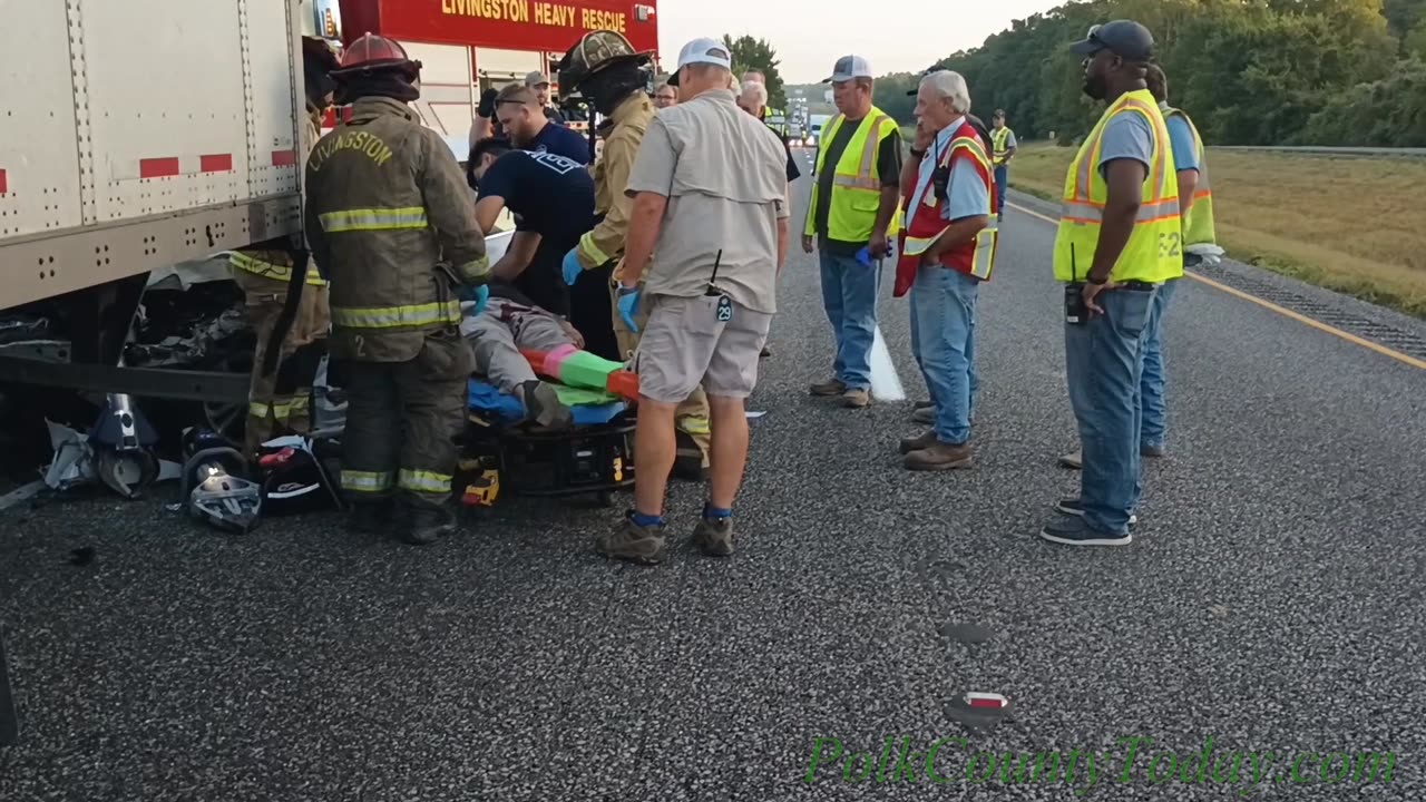 CAR REAR ENDS 18 WHEELER, GOODRICH TEXAS, 08/23/23...