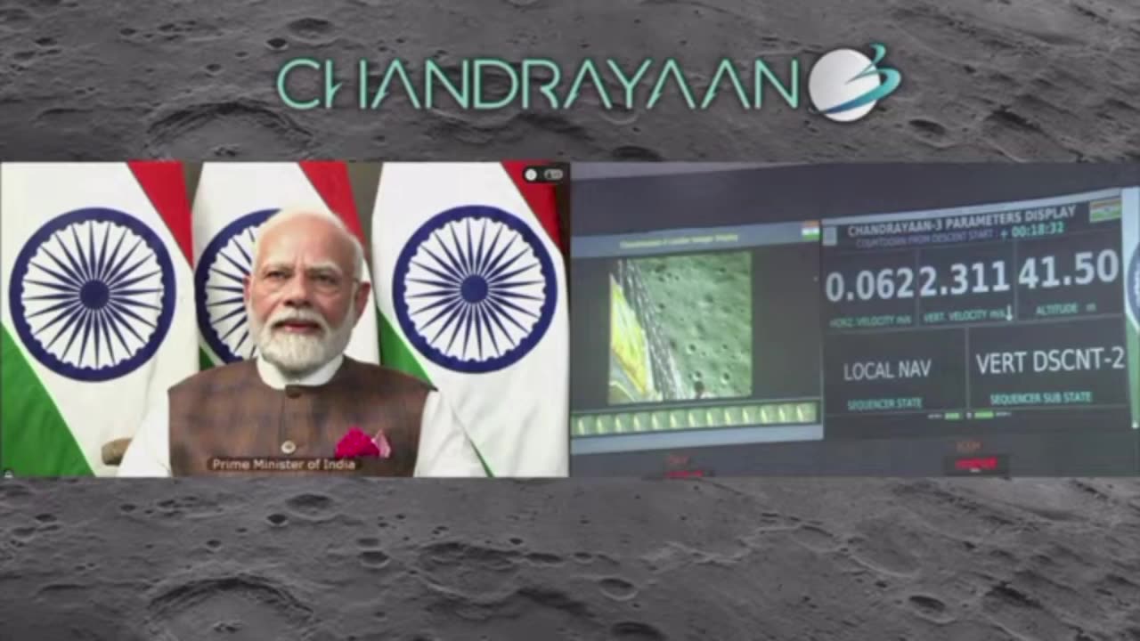 INDIA On The Moon || chandrayan landing video