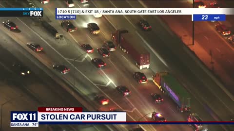 Three suspect ditch car during pursuit