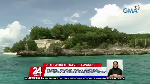 Pilipinas, hinirang na "World's Leading Beach Destination" at "World's Leading...