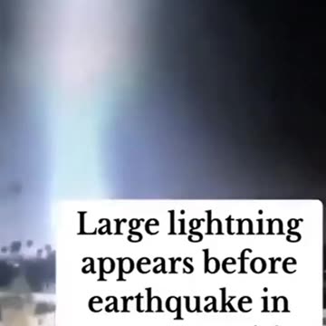 Crazy earthquake lights