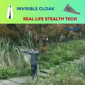 THE INVISIBLE CLOAK - REAL LIFE WEARABLE STEALTH TECHNOLOGY