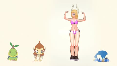 Pony Tsunotori Bikini My hero Academia Pokémon dancing POKÉDANCE #mmd #PonyTsunotori #bnha #mha