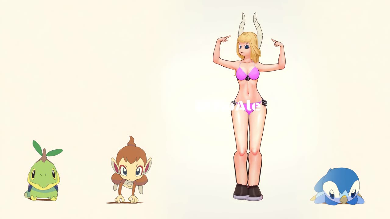 Pony Tsunotori Bikini My hero Academia Pokémon dancing POKÉDANCE #mmd #PonyTsunotori #bnha #mha