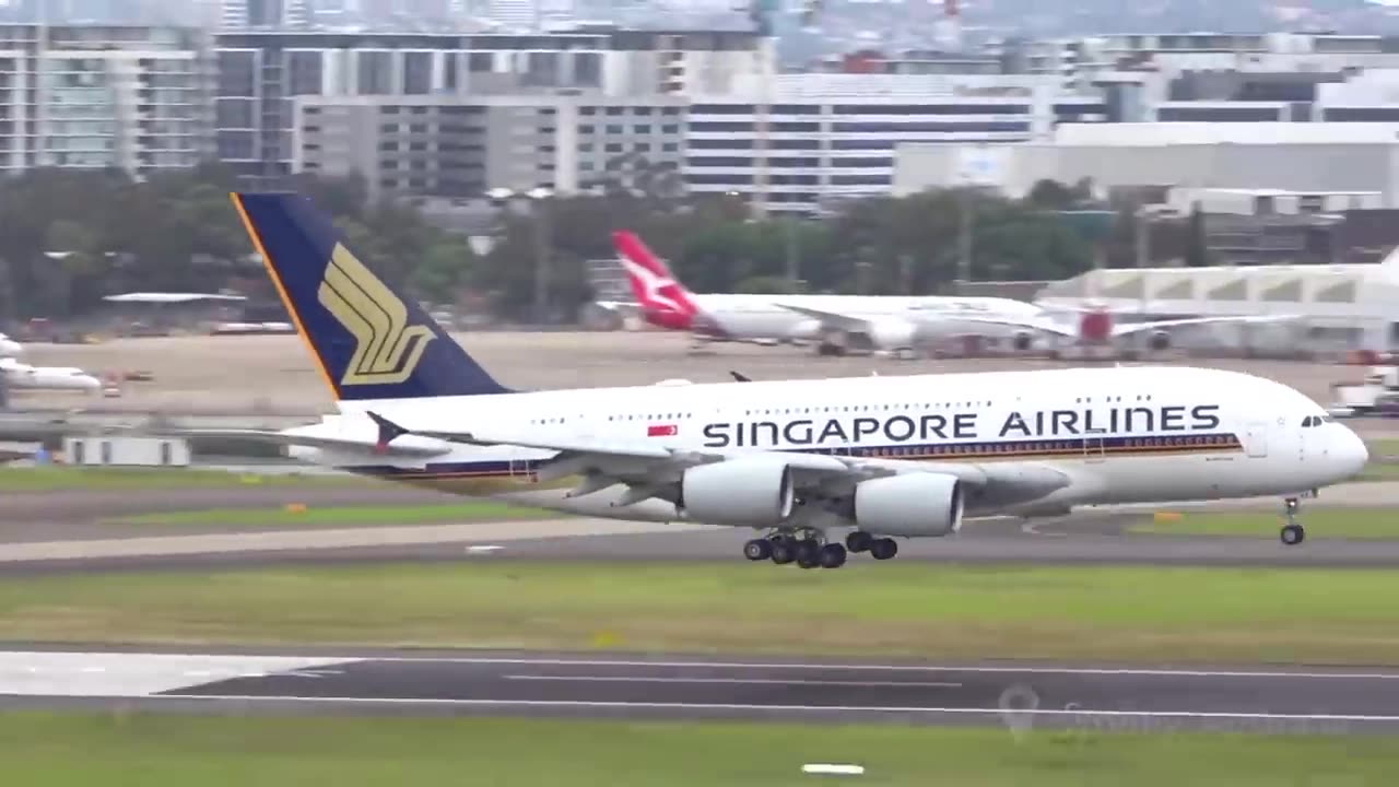 Boeing 747 Takes Off Sideways In Dramatic Crosswind