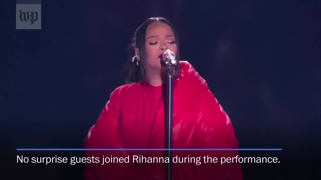 Rihanna shined bright like a diamond at Super Bowl