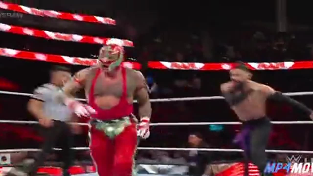 FINN BALOR II REY MYSTERIO II WRESTLING II MONDAY NIGHT RAW