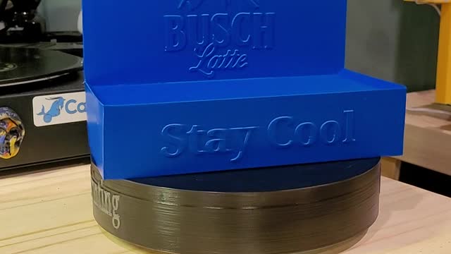 3D Printed Side Load Koozie Rack