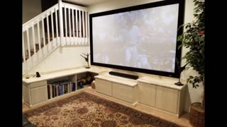 ENTERTAINMENT CENTER FOR PROJECTION SCREEN #8