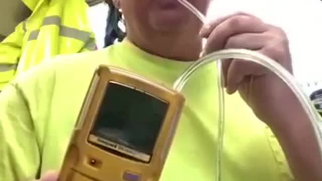 Oxygen level with mask on