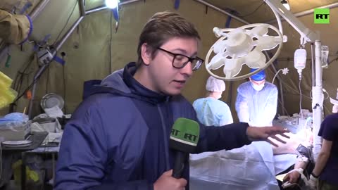 Russian field hospital on the Kiev front