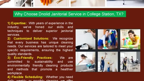 Discover Excellence in Janitorial Service in College Station, TX!