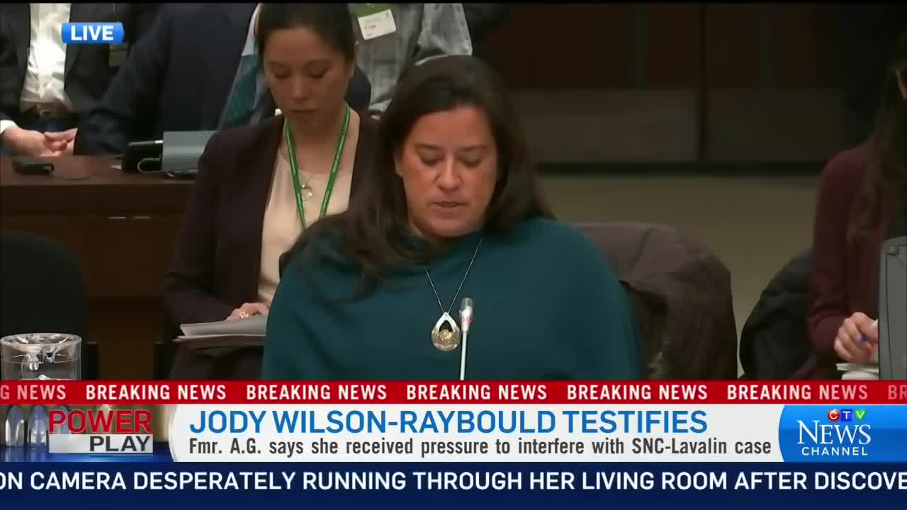 Watch Jody Wilson-Raybould's opening remarks to the justice committee -Feb 27, 2019