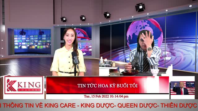 TIN TỨC HOA KỲ BUỔI TỐI - 02/15/2022 - The KING Channel