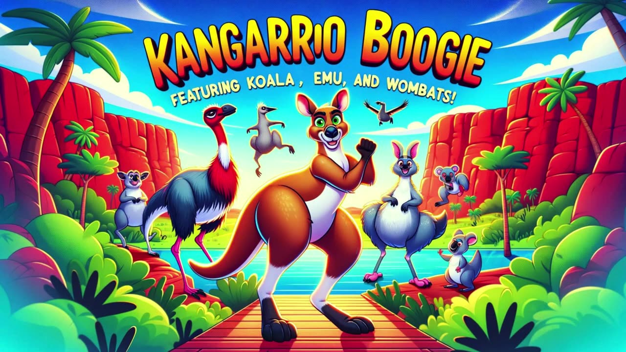 Kangaroo-Kids Song | Fun Learning & Dance for Children