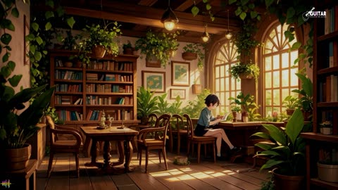 Cafe Corner: 1 Hour of Relaxing Acoustic Guitar, Unwind with Calming Instrumental Music 🎸