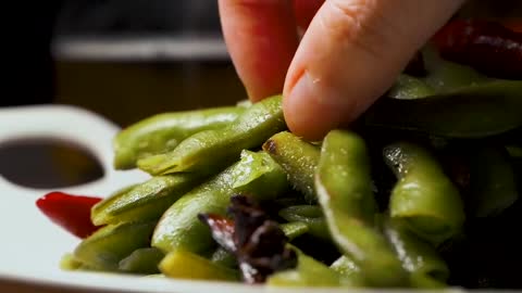 Brine edamame