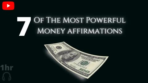 The 7 Most Powerful Money Affirmations! (Use This!)