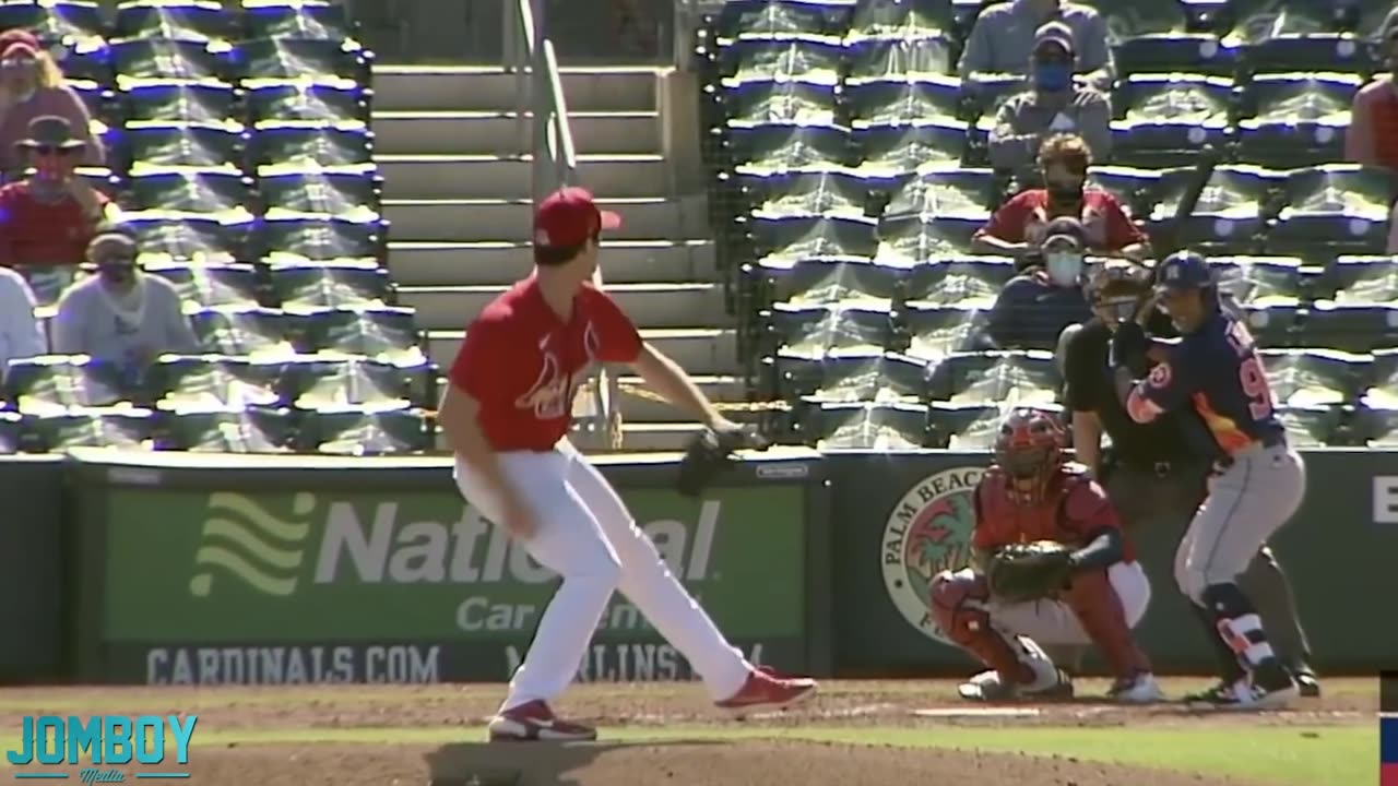 Yadier Molina tells runner to steal, then throws him out.