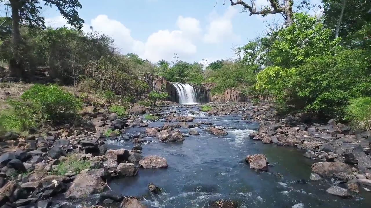 waterfall view