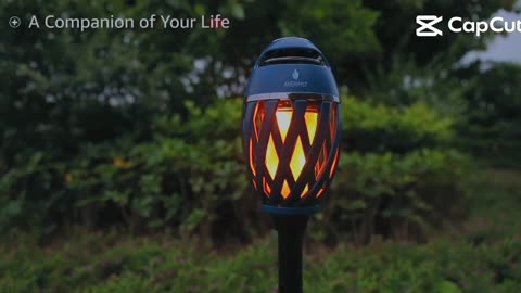Wireless Bluetooth speaker waterproof with torch LED light