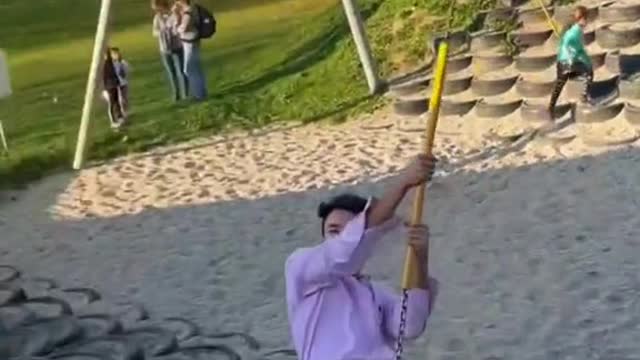 pov: playgrounds in Austria aren't plastic like America