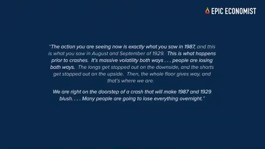 COLLAPSE CONTINUES TO UNFOLD