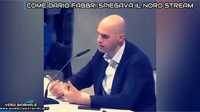 Come Dario Fabbri spiegava il Nord Stream - Vero Giornale 28.09.2022