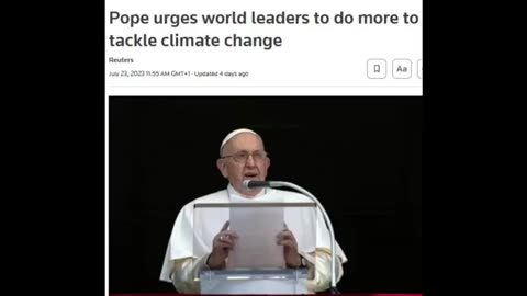SATANIC MEDIA POPE / HUGO TALKS