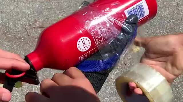 EXPLOSIVE trickshot *Never Seen* w- Trickshotdav #Shorts